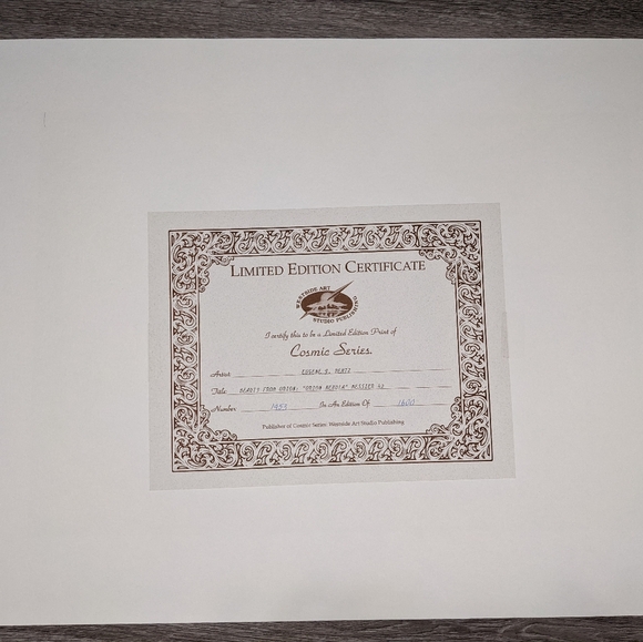 "Beauty from Orion" numbered print (certified) - Picture 4 of 8